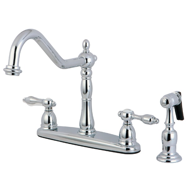 Tudor Centerset Kitchen Faucet, Chrome